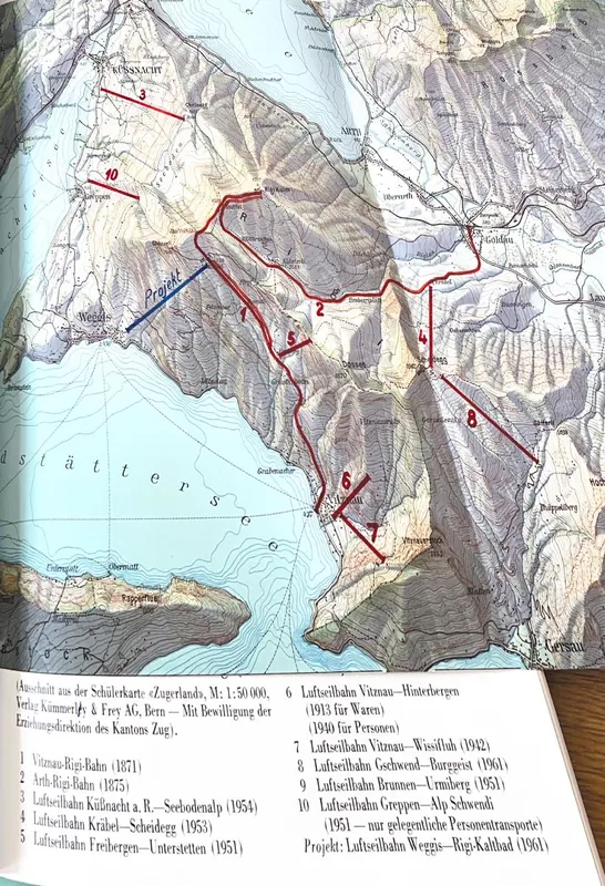 Weggis-Rigi Seilbahn Projekt (1961)