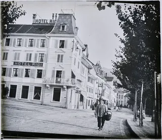 Hotel Rigi bei der Vorstadt von Zug (1891)