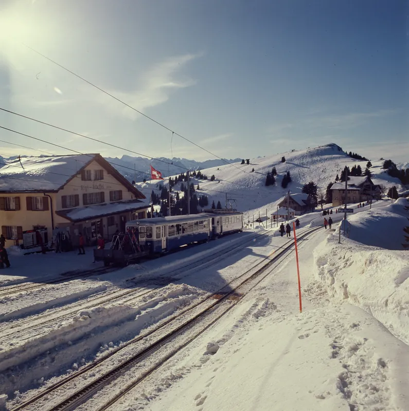 Rigi, Arth Rigi Railway (ARB) in Winter (1971)
