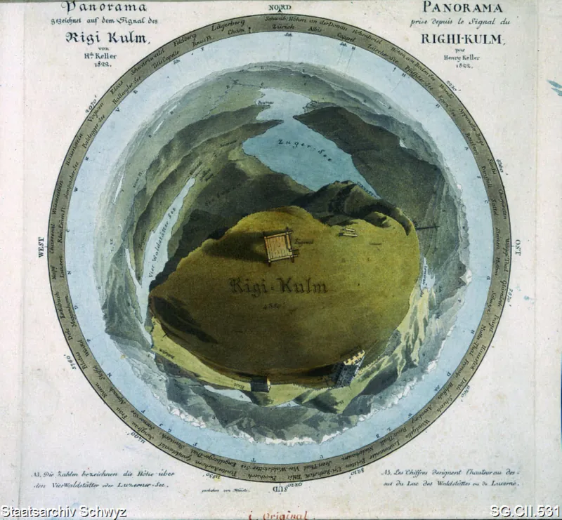Rigi-Kulm: Panorama (1822)