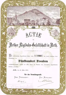 Arther Rigibahn-Gesellschaft 1873 (1873-03-28)