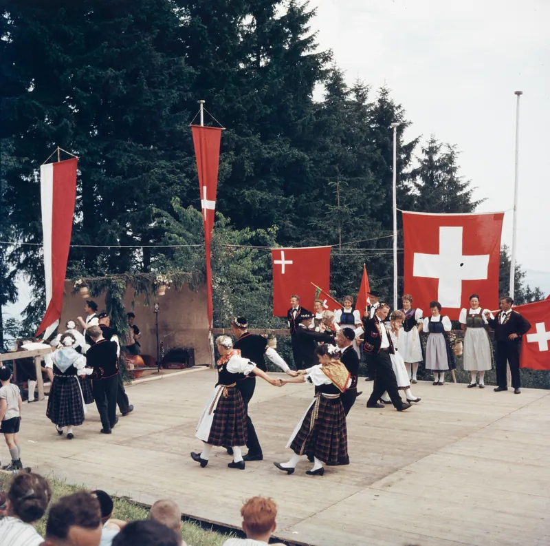 Alpine festival on the Seebodenalp above Küssnacht am Rigi (ca. 1961)