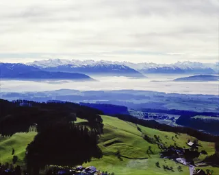 Hedingen, Rigi, Föhn atmosphere (23.11.2002)