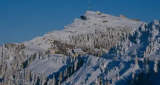 Vitznau-Rigi Railway (VRB) in winter (ca. 1976)