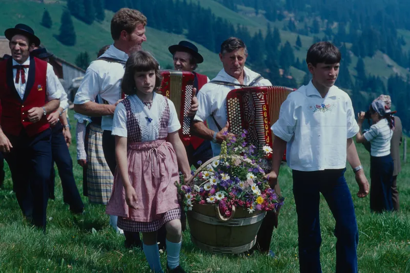 Rigi, alpine elevator (ca. 1974)