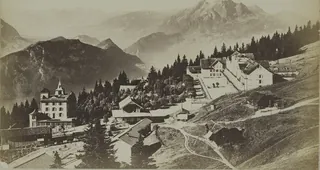 Le Rigi Kalt Bad, le Burgenstock et le Mt. Pilate (1880-1890)