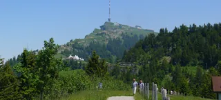Blick von Rigi Staffel Richtung Rigi Kulm