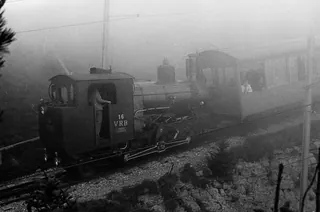 Rigi, Vitznau-Rigi-Bahn (VRB), steam trip with locomotive H 2/3 No. 16 (1974-1976)