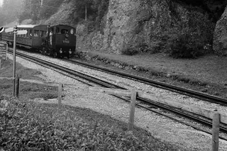 Rigi, Vitznau-Rigi-Bahn (VRB), steam trip with locomotive H 2/3 No. 16 (1974-1976)