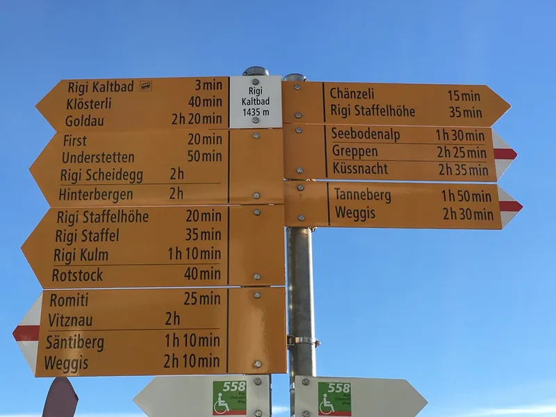 Wanderwegweiser Rigi Kaltbad LWRK (2017-12-31 15:12:00)