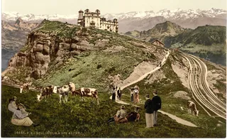 Kulm, view of the Alps, Rigi, Switzerland (between 1890 and 1900)
