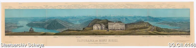 Panorama Rigi (ca. 1840)