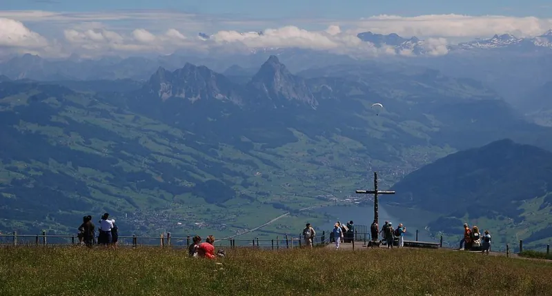 View towards Mythen region