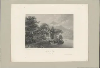 Au Lac de Zug vers le mont Rigi (approx. 1850)