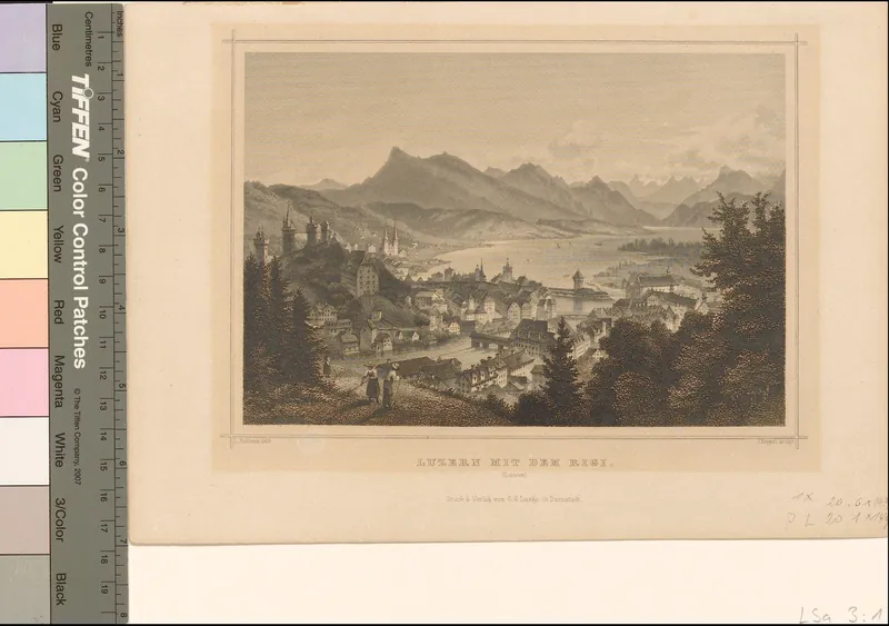 Luzern mit dem Rigi (1861)