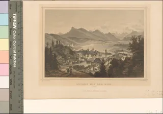 Luzern mit dem Rigi (1861)