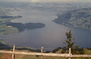 Lake Zug seen from Rigi (1955 - 1970)