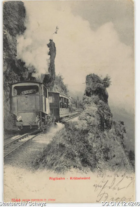 Arth-Rigi-Bahn - Kräbelwand (1906)