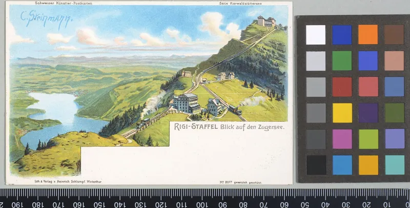 Rigi-Staffel : Blick auf den Zugersee