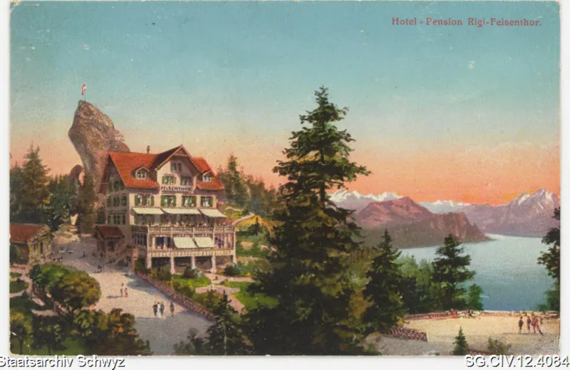 Hotel-Pension Felsentor, Rigi (1926)
