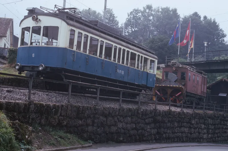 Arth, Goldau, Arth-Rigi-Bahn ARB, today Rigibahnen AG (9/1974)
