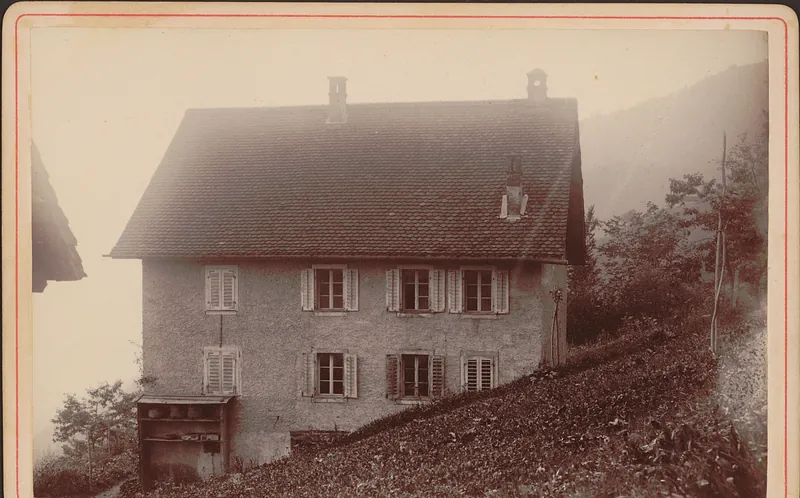 Vitznau. Eichberg, Haus im Schatten (1886)