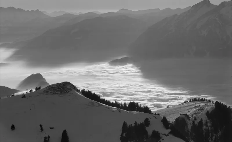 Rigi, winter landscapes (29.01.1991)