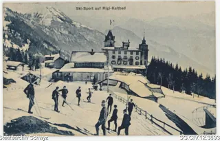 Ski-Sport auf Rigi-Kaltbad (1911)