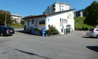 Küssnacht am Rigi, Greppenstrasse, aerial cableway Küssnacht - Seebodenalp (08.09.2015)