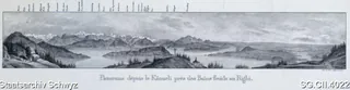 Panorama Rigi-Kaltbad, Känzeli (ca. 1820 - 1840)