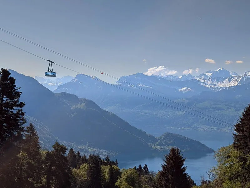 Cable car from Weggis to Rigi Kaltbad (2026-05-01)