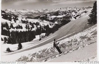 Skilift Rigi-Staffel Rotstock Blick gegen Schwyzer-, Glarner- und Urneralpen (keine Angabe)