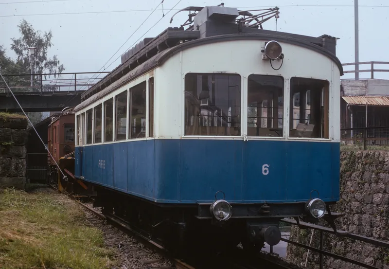 Arth, Goldau, Arth-Rigi-Bahn ARB, today Rigibahnen AG (9/1974)