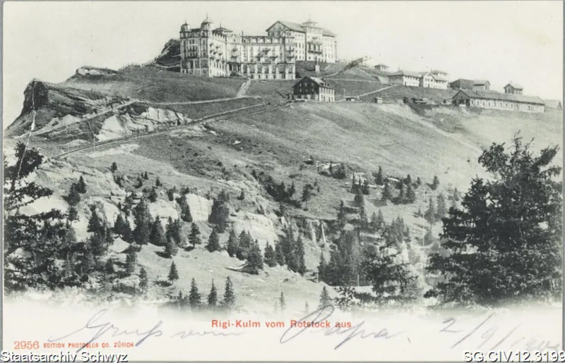 Rigi-Kulm vom Rotstock aus (1906)