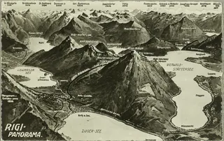 Rigi, panorama (1930 - 1940)