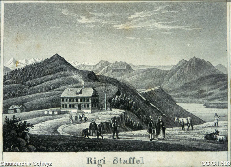 Gasthaus Rigi Staffel (ca. 1820 - 1830)