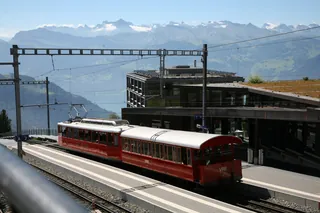 Weggis, Rigi Kaltbad-First, former VRB station, today Rigi Bahnen AG RB (07.08.2016)