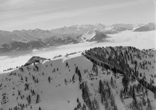 Arth-Golda, Rigi-Scheidegg, view to southwest (SW) (16.01.1967)