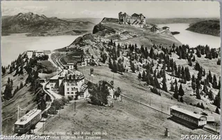 Rigi-Staffel und Rigi-Kulm mit Pilatus und Zugersee (1942)