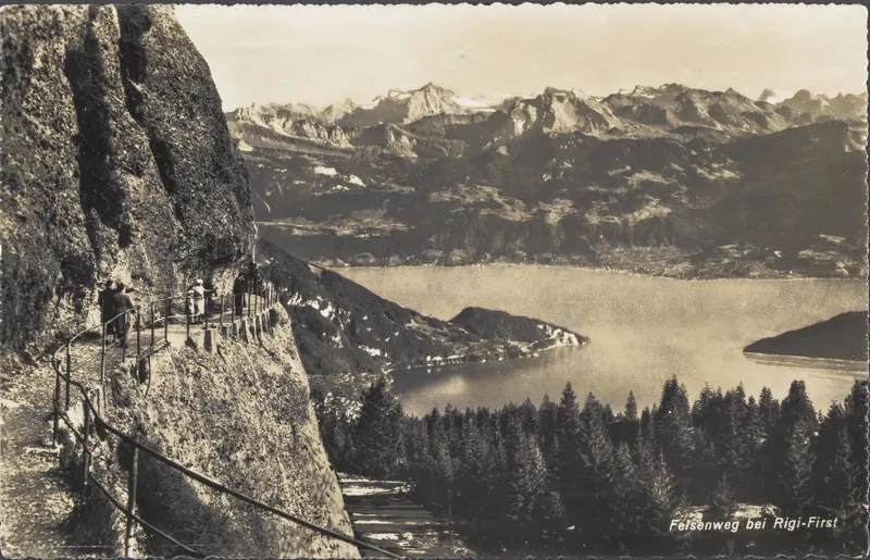 Rock path near Rigi-First (vor 12.12.1953)