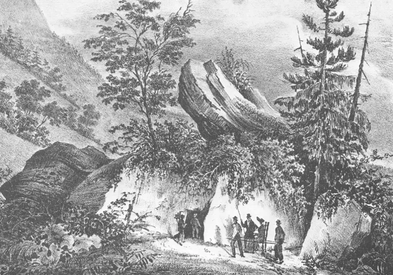 Aufstieg Rigiweg (1820)
