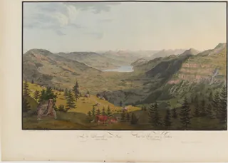 Die Aussicht vom Rigi gegen Schwÿz = Vue du Rigi vers le Canton de Schwyz (1807)
