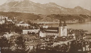 Lucerne with the Rigi (21.09.1916)