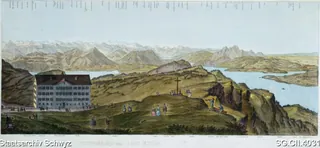 Panorama Rigi-Kulm (ca. 1860)