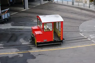 Rack railway Vitznau to Rigi (Kulm)-railway station Kaltbad-First-station Vitznau-turntable-01ASD (2023-09-04)
