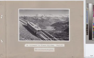 Elektrischer Triebwagen der Vitznau Rigi -Bahn (ca. 1939)