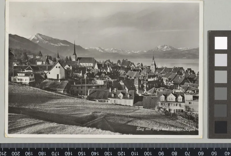 Zug mit Rigi und Berner-Alpen (1935)