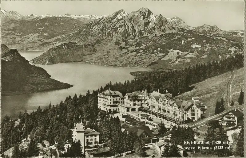 Rigi Cold Bath 1439 m, Against Pilatus 2132 m (vor 07.10.1953)