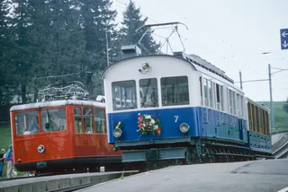 Arth, Goldau, Arth-Rigi-Bahn ARB, today Rigibahnen AG (6/1995)