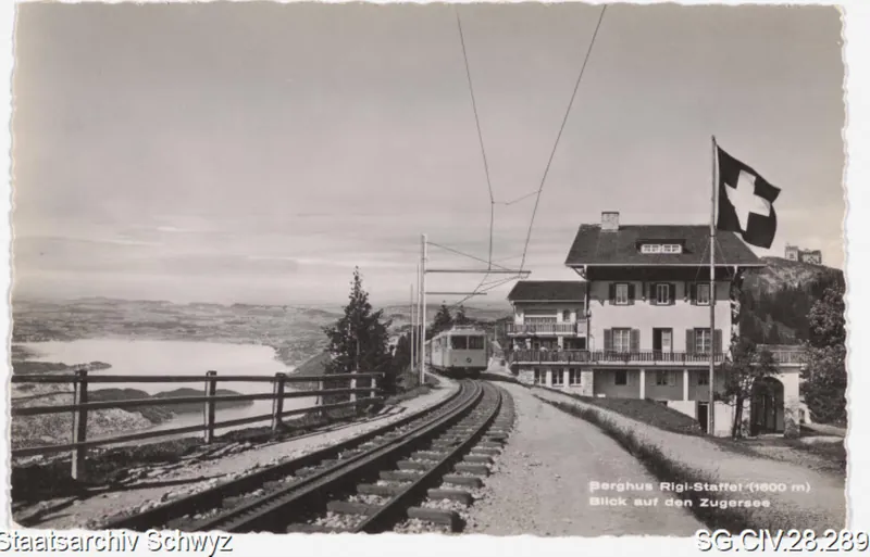 Berghus Rigi-Staffel (1800 m), Blick auf den Zugersee (keine Angabe)